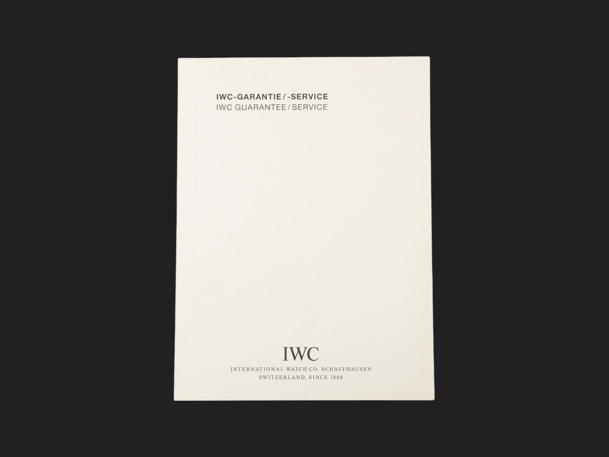 IWC Warranty Booklet   (1)