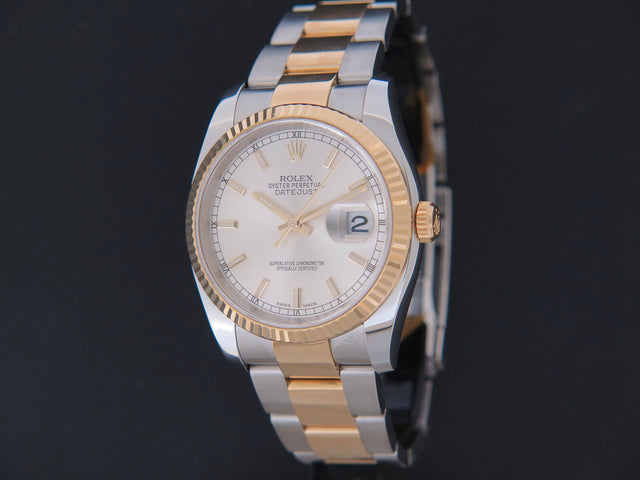 Rolex Datejust Gold/Steel Silver Dial