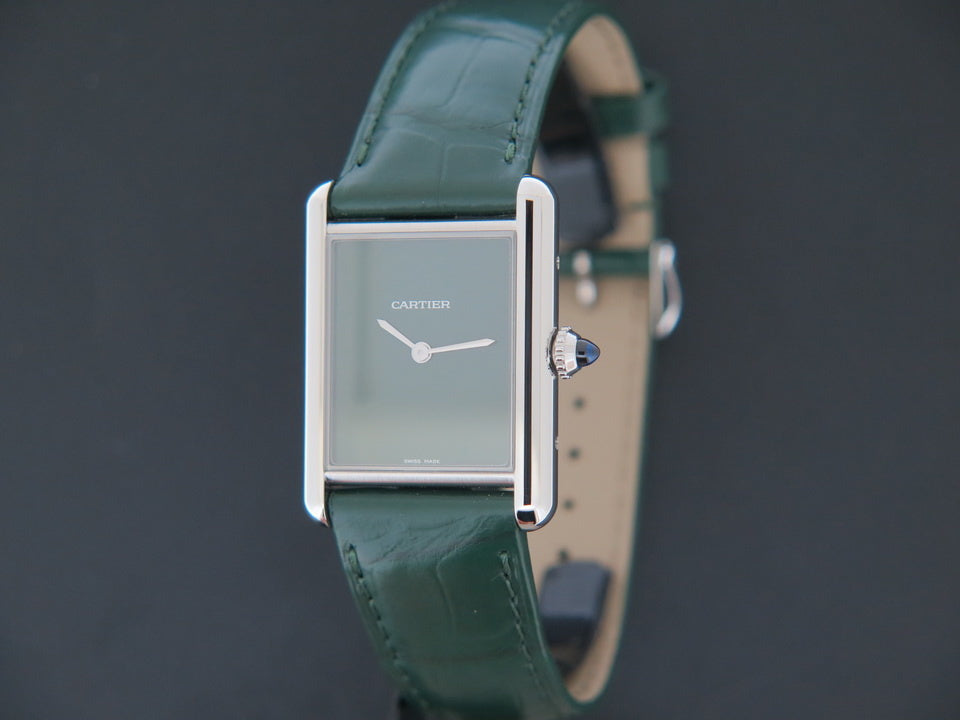 Cartier Tank Must Large Green Dial WSTA0056 NEW (1)