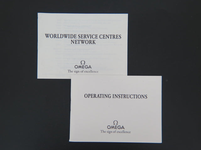 Omega Booklets for Cal. 1861/1863