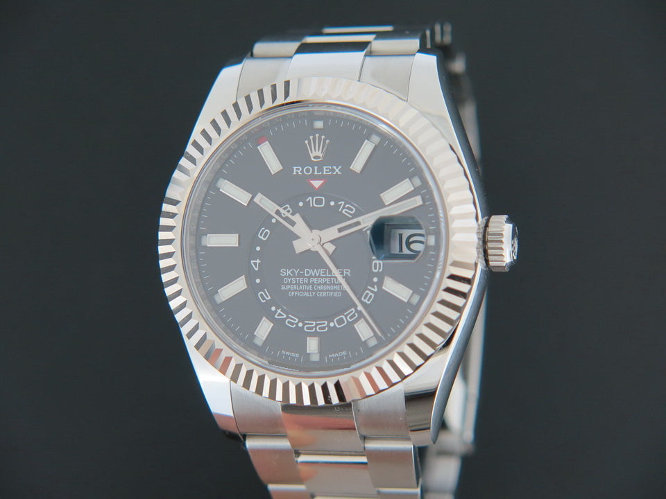 Rolex Sky-Dweller Black Dial NEW 326934  (1)