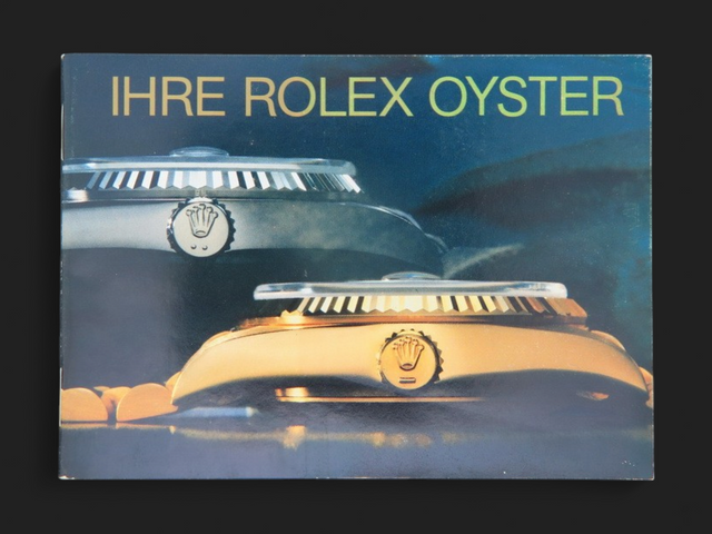 Rolex Oyster Booklet German