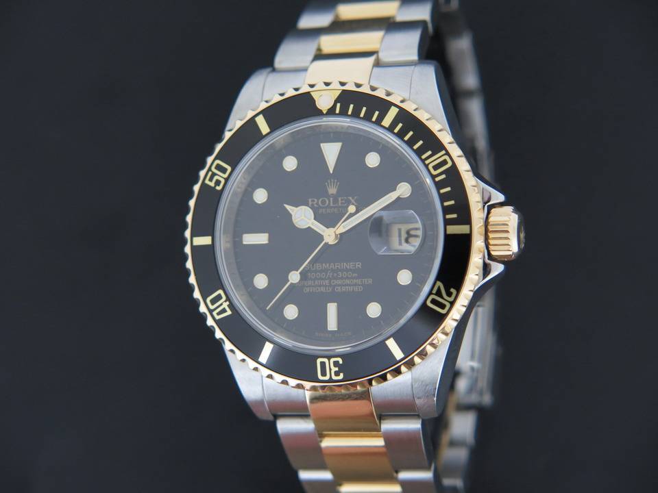 Rolex Submariner Date Gold/Steel 16613 (1)
