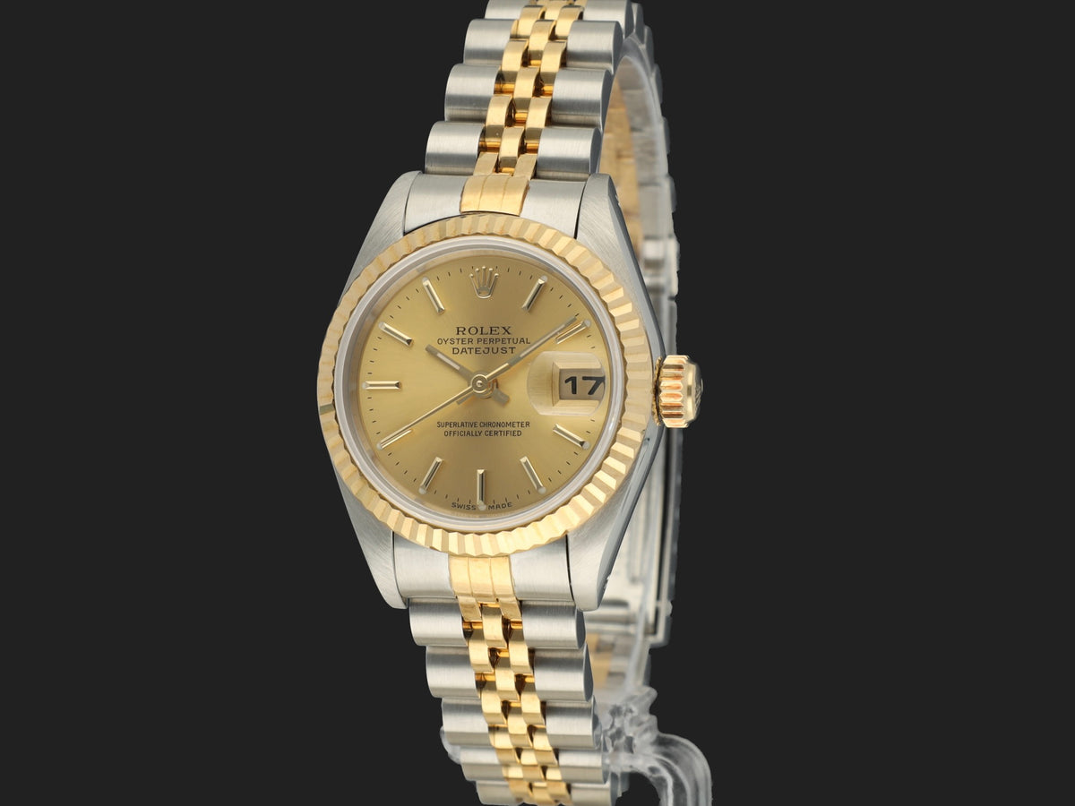 Rolex Lady-Datejust 26 Champagne Dial 69173 (1)