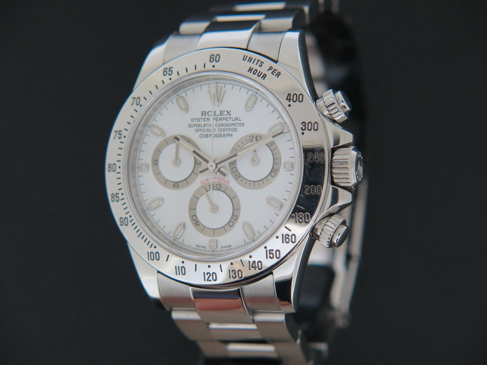 Rolex Daytona White Dial 116520 V-Serial (1)