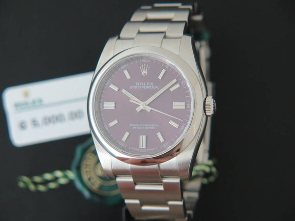 Rolex Oyster Perpetual Red Grape