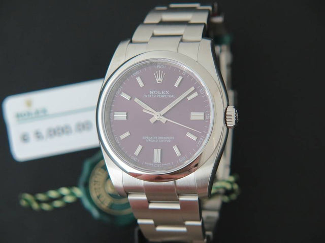 Rolex Oyster Perpetual Red Grape