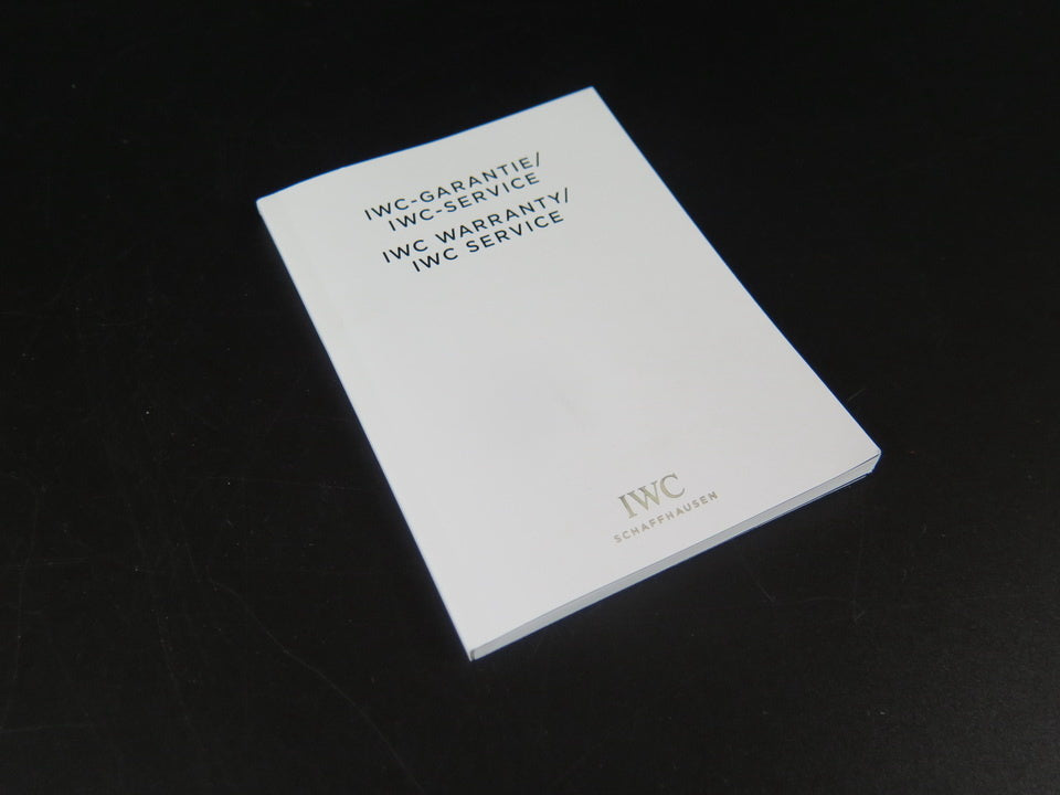 IWC Warranty Booklet (1)