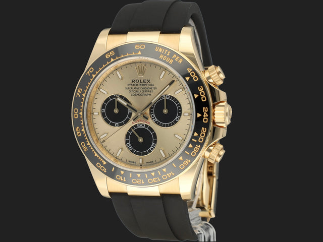 Rolex Daytona Yellow Gold Champagne Dial NEW