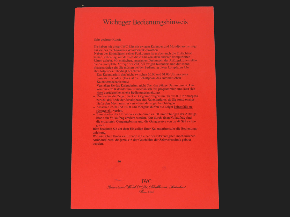 IWC Perpetual Calendar Instruction Leaflet (1)