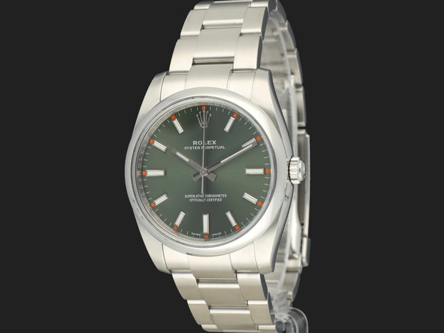 Rolex Oyster Perpetual 34 Olive Dial