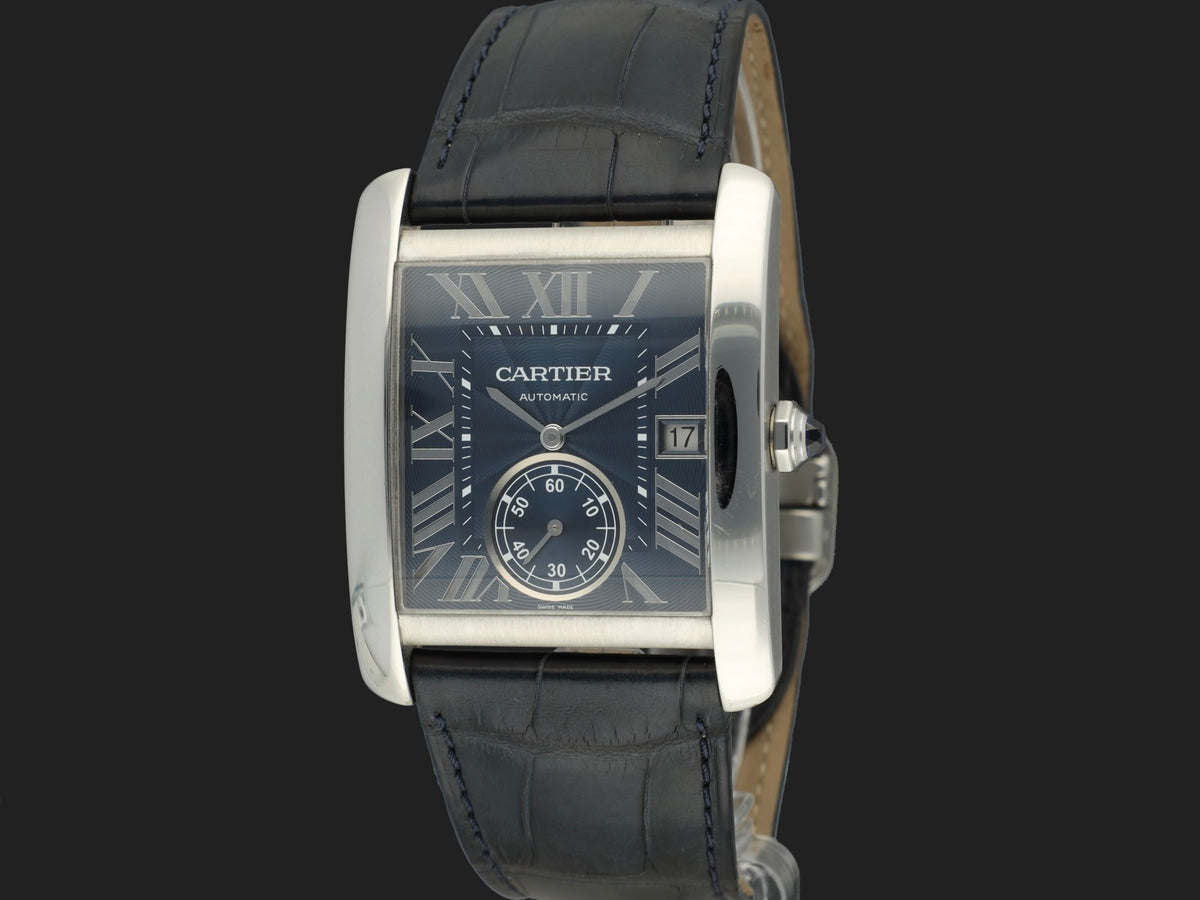 Cartier  Tank MC Large Blue Dial WSTA0010 / 3589 (1)