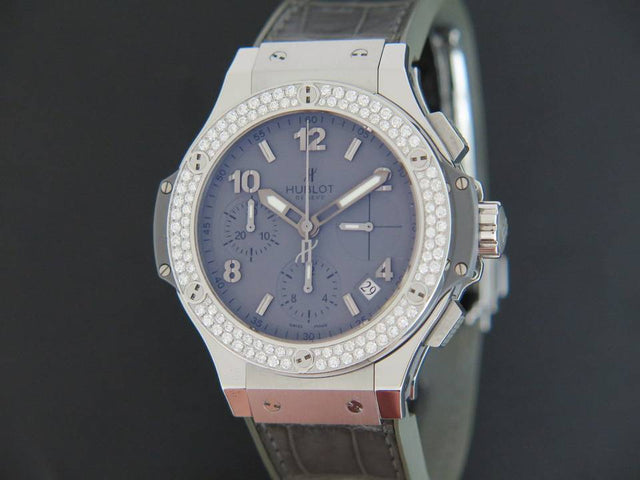 Hublot Big Bang 41mm Earl Gray Diamond Chronograph