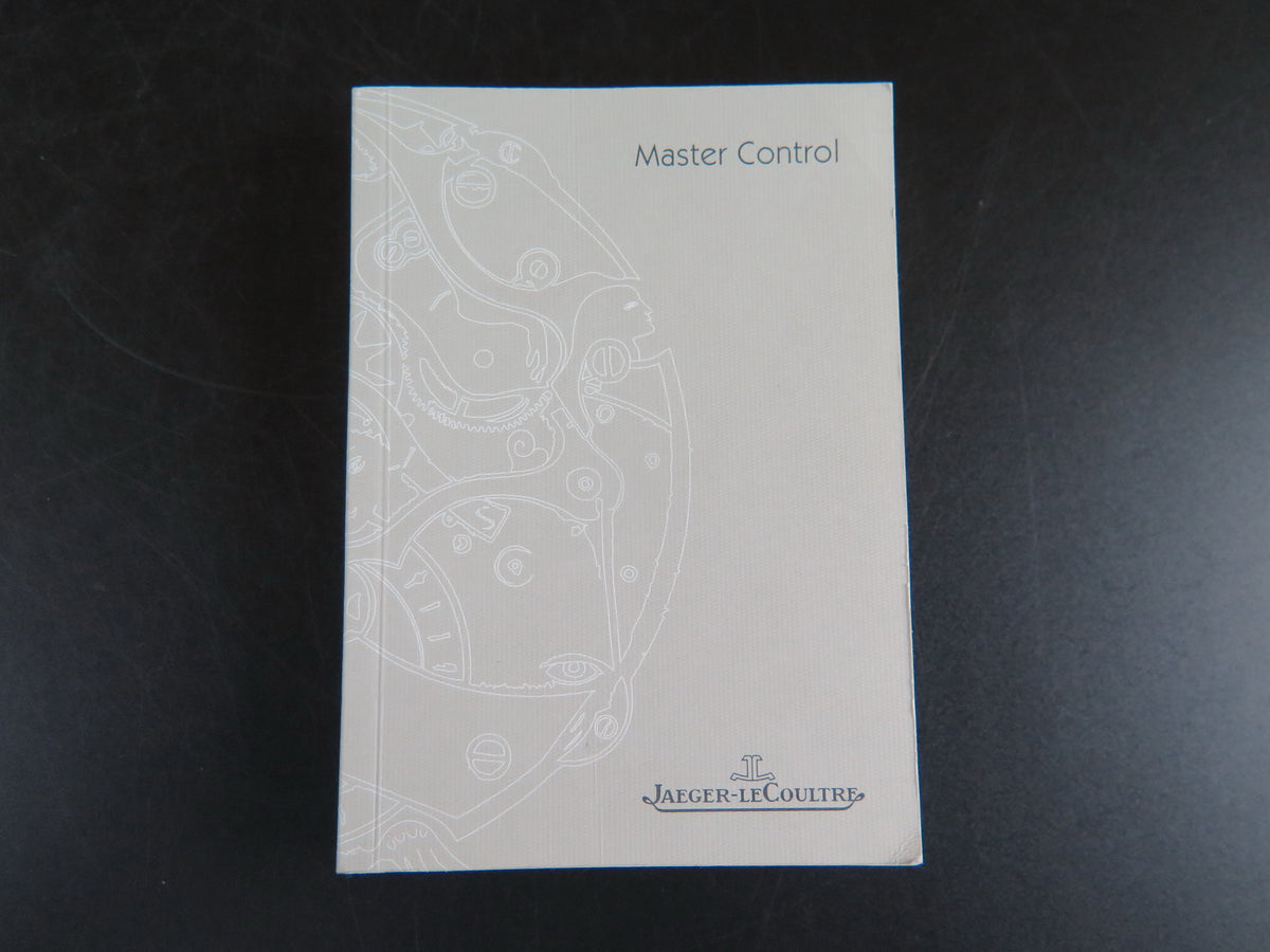 Jaeger-LeCoultre Operating Instructions Manual Master Control  (1)