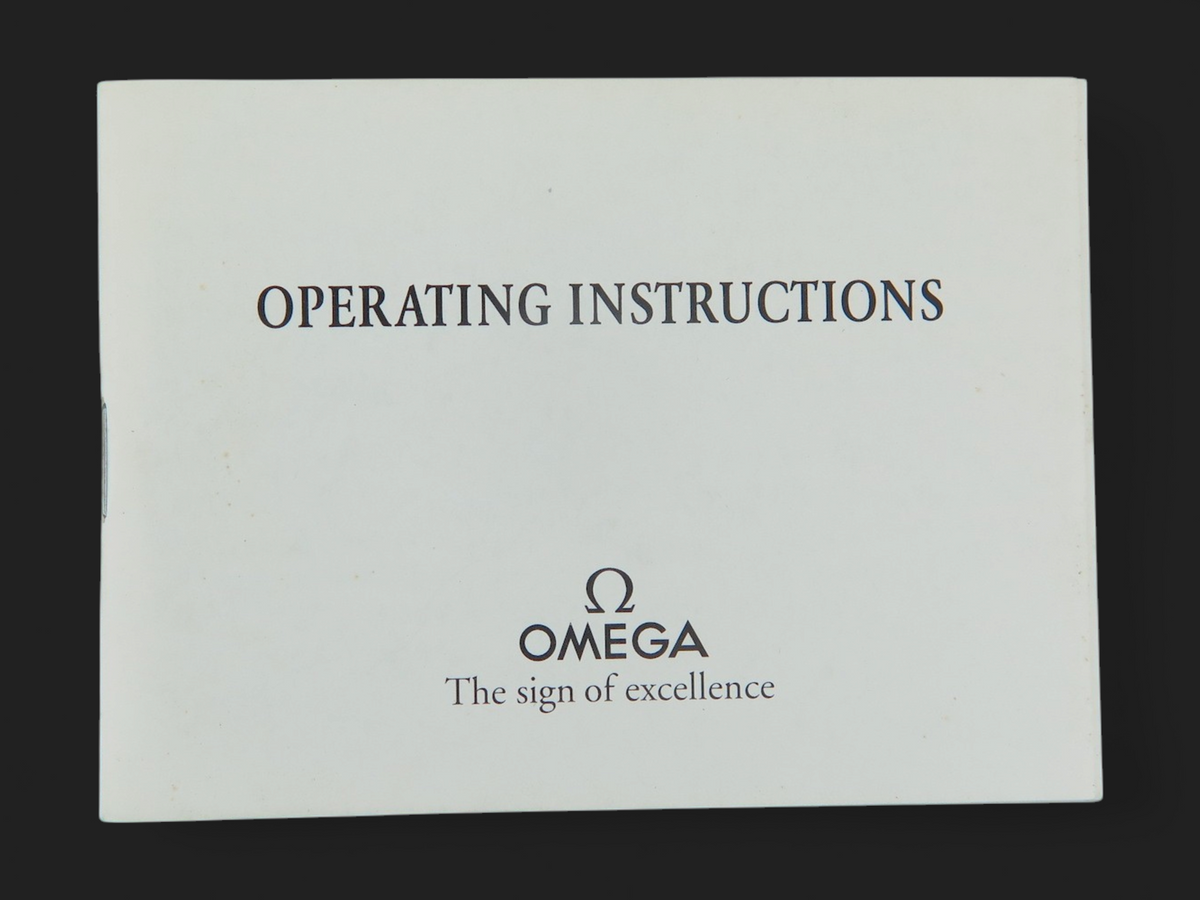 Omega Operating Instructions Booklet for Cal. 1861/1863 (1)