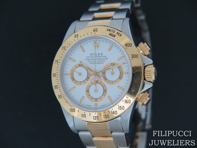 Rolex Daytona Gold/Steel White Dial
