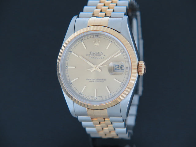 Rolex Datejust Gold/Steel Champagne Dial