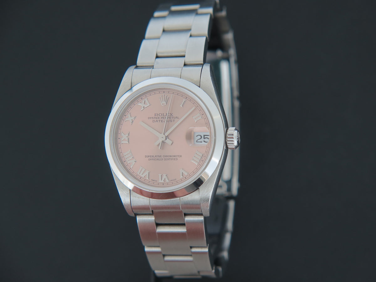 Rolex Datejust 31 Pink Roman Dial 68240 (1)