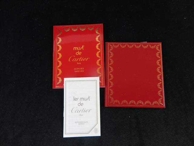 Cartier Card holder with Must de Cartier Booklets