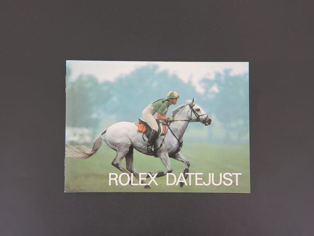 Rolex Datejust Booklet English