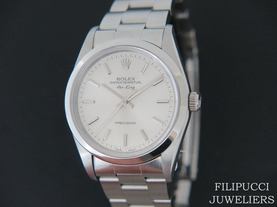 Rolex Air-King Silver Dial 14000   (1)