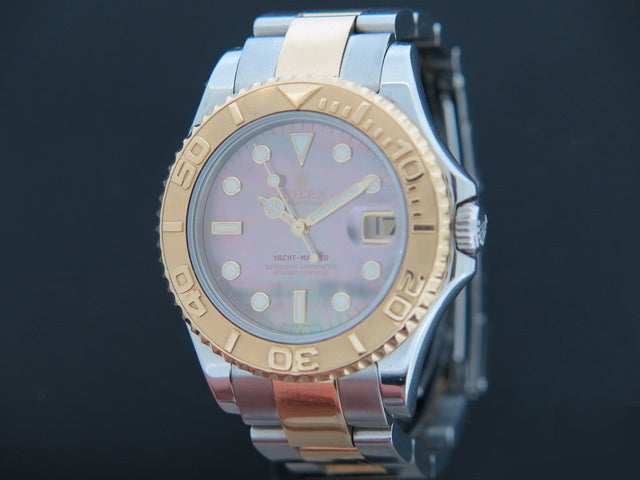 Rolex Yacht-Master Midsize Gold / Steel MOP Dial