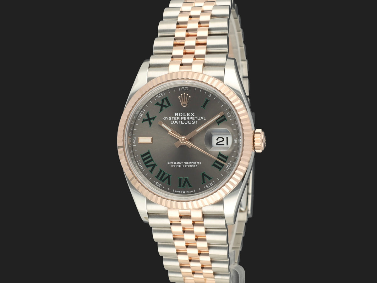 Rolex Datejust Everose/Steel Wimbledon Dial 126231