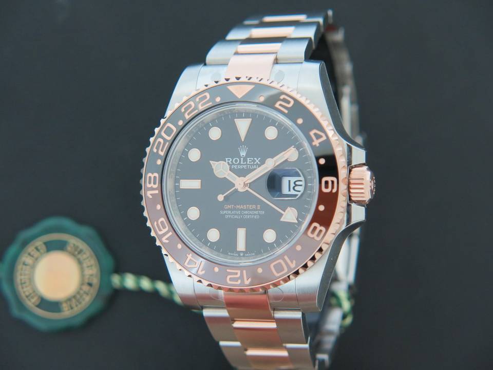 Rolex GMT-Master II EVEROSEGOLD / STEEL NEW 126711CHNR   (1)