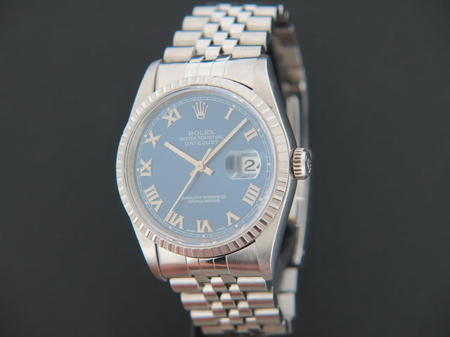 Rolex Datejust Blue Roman Dial