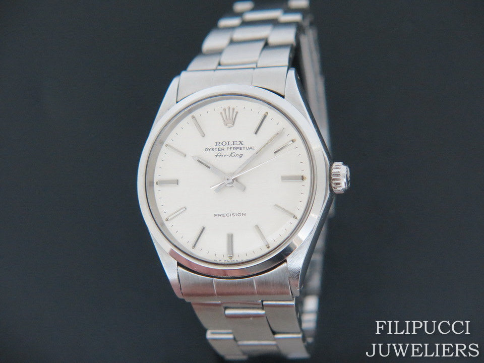 Rolex Air-King Silver Dial 5500 (1)