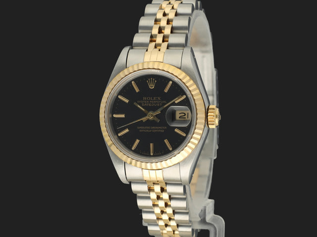 Rolex Lady-Datejust 26 Black Dial 69173