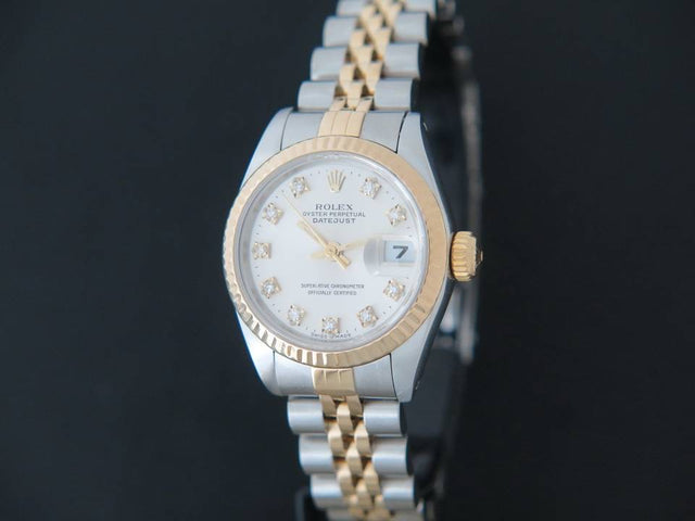 Rolex Datejust Lady Gold/Steel Diamonds