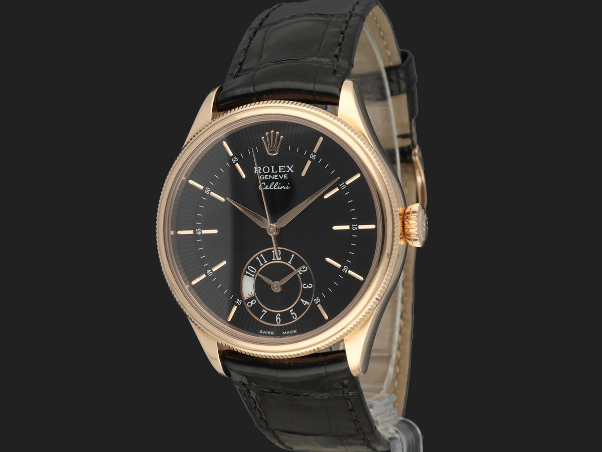 Rolex Cellini Dual Time Everose Gold 50525 (1)