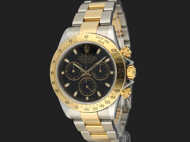 Rolex Daytona Gold/Steel Black Dial