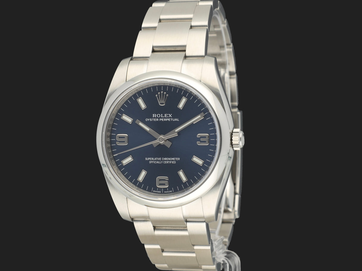 Rolex Oyster Perpetual 34 Blue Dial 114200 (1)