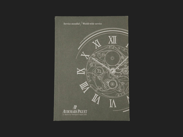 Audemars Piguet World Wide Service Booklet