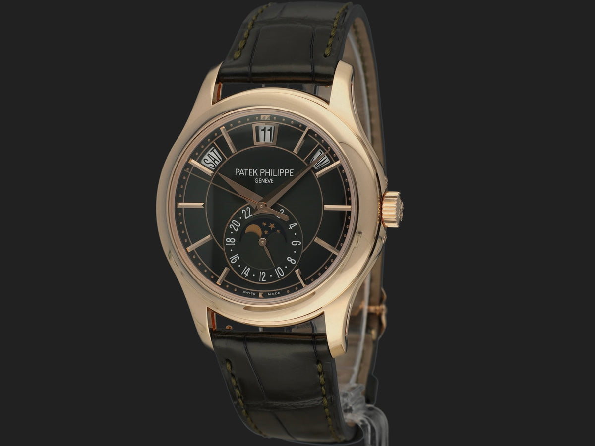 Patek Philippe Annual Calendar Moon Phases Green Dial 5205R (1)