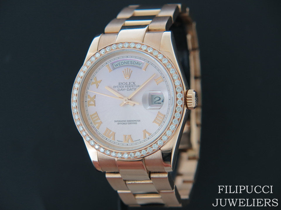 Rolex Day-Date Everose 118205  (1)