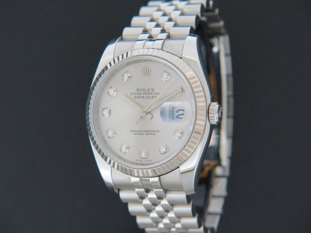 Rolex Datejust Grey Diamond Dial