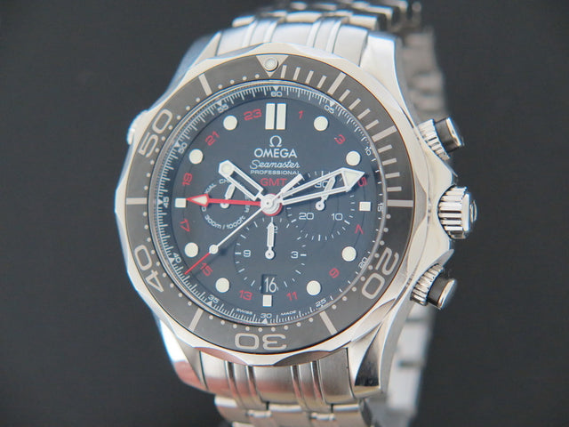 Omega Seamaster Diver 300M Co-Axial GMT Chronograph