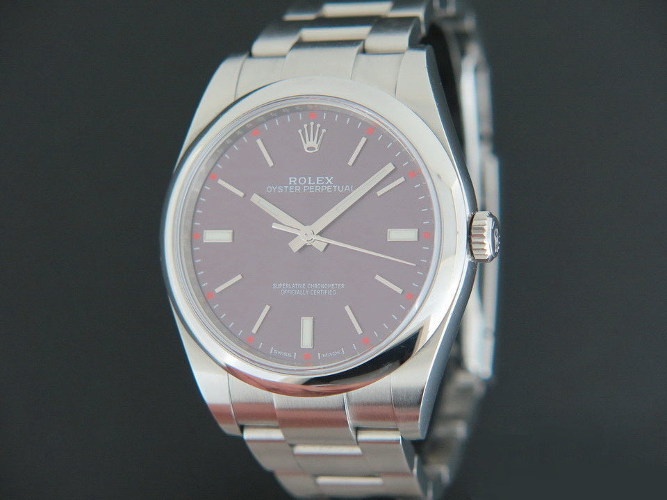Rolex Oyster Perpetual Red Grape 114300 (1)
