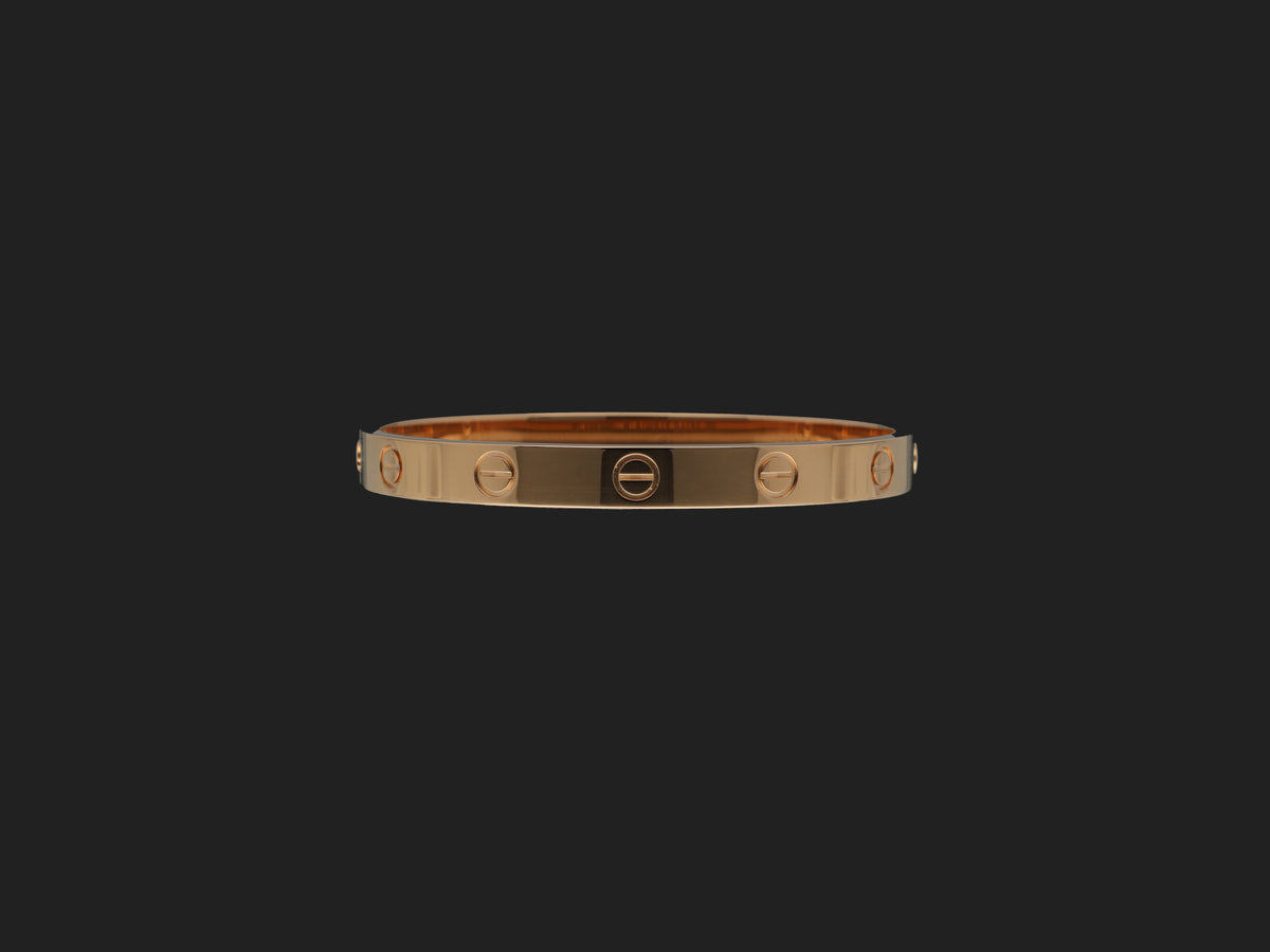 Cartier Love Bracelet Rose Gold Size 16 (1)
