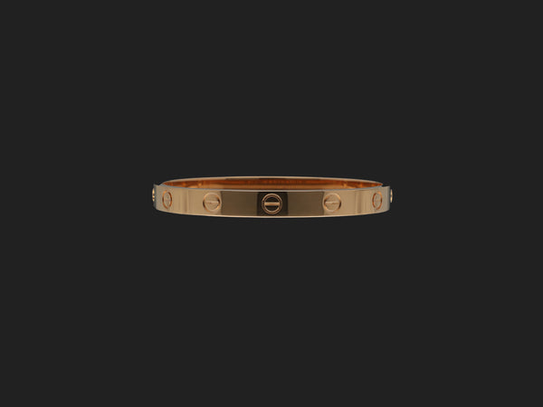 Cartier Love Bracelet Rose Gold Size 16