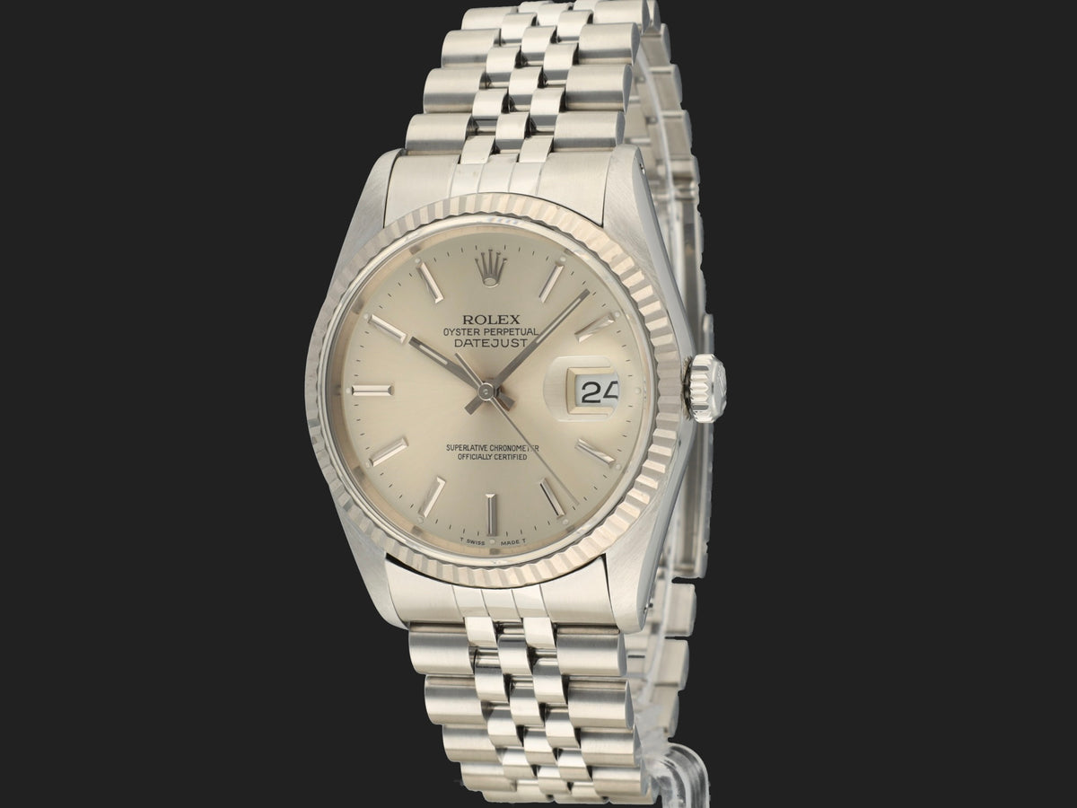 Rolex Datejust Silver Dial 16234 (1)