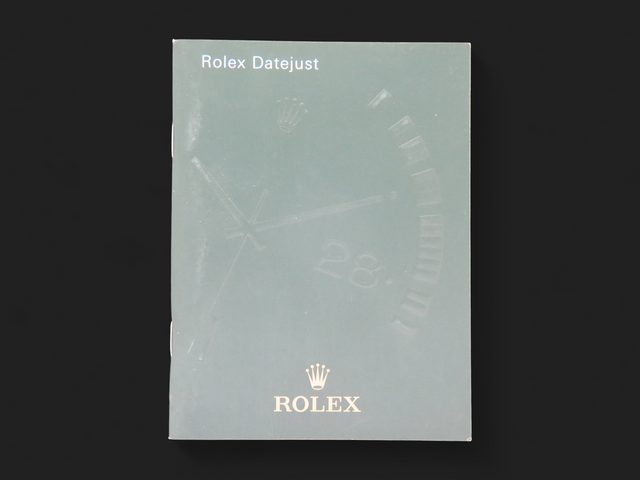 Rolex Datejust Booklet