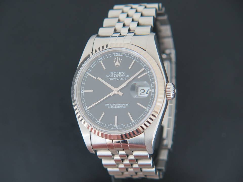Rolex Datejust  Black Dial 16234 (1)