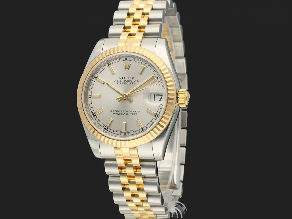 Rolex Datejust 31 Gold/Steel Silver Dial 178273 (1)