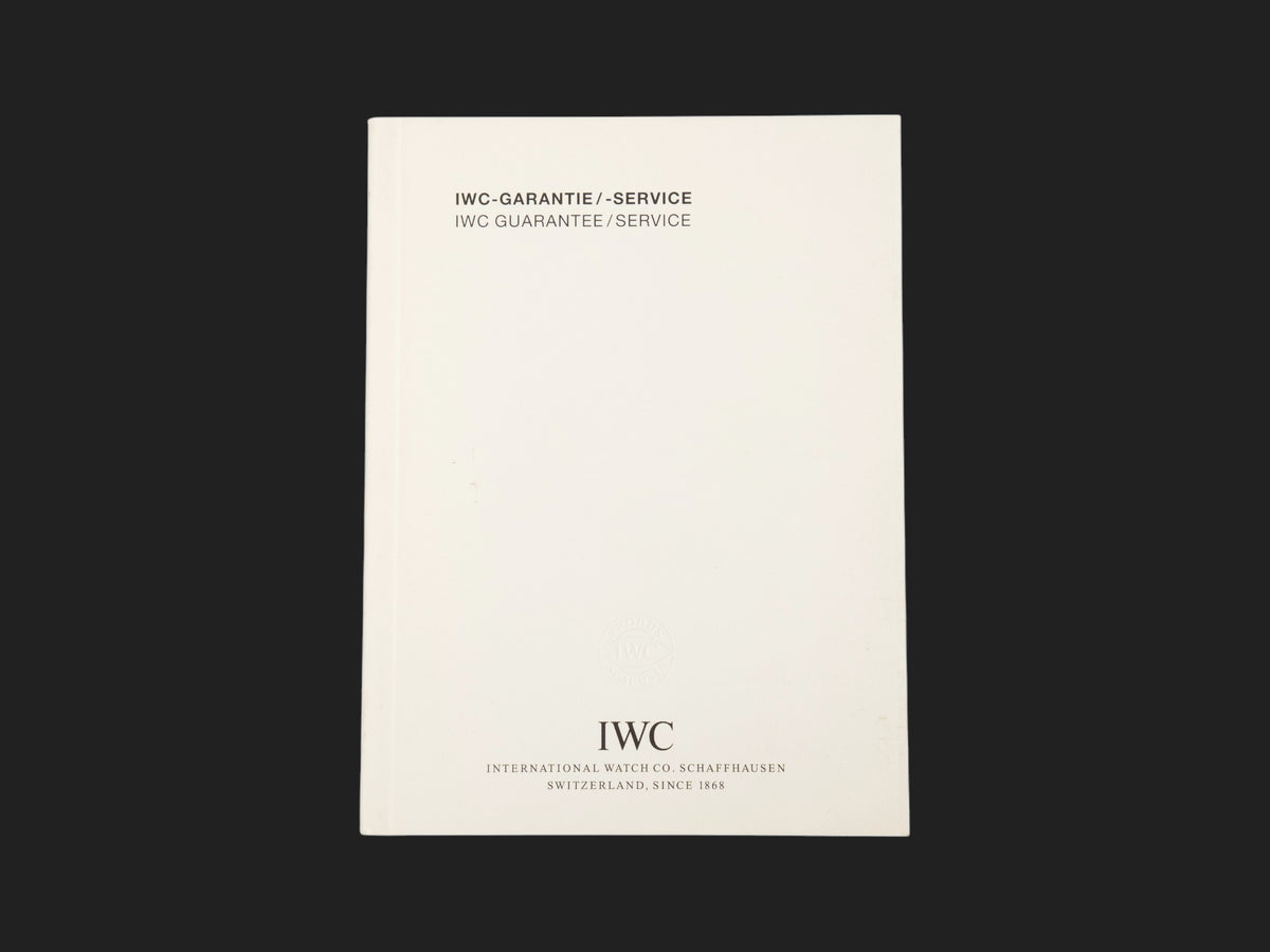 IWC Warranty Booklet   (1)