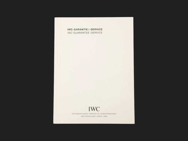 IWC Warranty Booklet