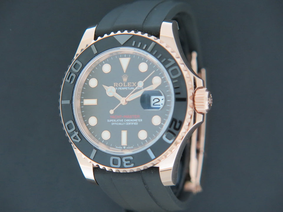 Rolex Yacht-Master Everose Oysterflex NEW 126655 (1)
